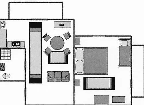 Apartment In Pasman With Seaview, Balcony, Air Condition, Wifi